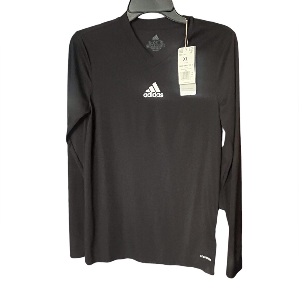COPY - Adidas NWT Black Youth Long Sleeve V Neck Tee sz XL